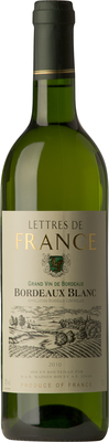 Вино белое сухое «Lettres de France Bordeaux Blanc» 2010 г.
