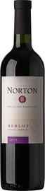 Вино красное сухое «Norton Merlot» 2013 г.