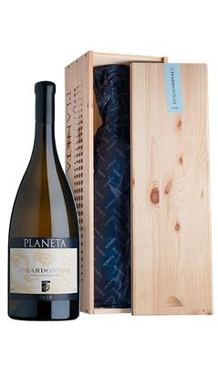 Вино белое сухое «Planeta Chardonnay, 1.5 л» 2012 г. в индивидуальной деревянной коробке