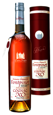 Коньяк французский «Frapin Domaine Chateau de Fontpinot XO Grande Champagne» в тубе