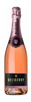 Вино игристое розовое брют Deligeroy Cremant de Loire Brut Rose, 0.75 л