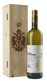 Вино белое сухое «Russiz Superiore Col Disore Collio Pinot Grigio» 2013 г., в деревянной подарочной упаковке