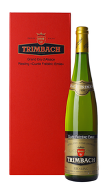 Вино белое полусухое «Trimbach Riesling Cuvee Frederic Emile» 2000 г., в подарочной упаковке