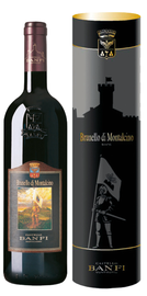Вино красное сухое «Castello Banfi Brunello di Montalcino» 2008 г., в подарочной упаковке