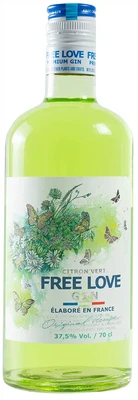 Джин Free Love Citron Vert, 0.7 л