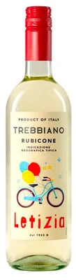 Вино белое полусладкое Letizia Trebbiano Rubicone, 0.75 л