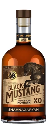 Коньяк армянский Black Mustang ХО, 0.5 л