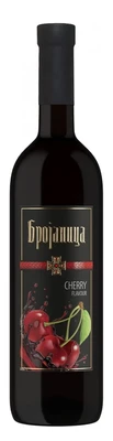 Вино фруктовое красное полусладкое Брояница Вишня, 0.75 л