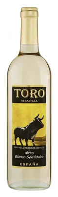 Вино белое полусладкое Toro De Castilla Airen Semidulce, 0.75 л