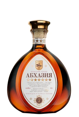 Коньяк абхазский Абхазия 7 лет, 0.5 л
