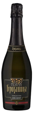 Вино игристое белое полусладкое Брояница Полусладкое, 0.75 л