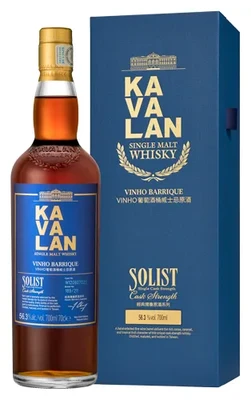 Виски тайваньский Kavalan Solist Vinho Barrique (56,3%), 0.7 л п/у