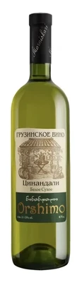 Вино белое сухое Marniskari Orshimo Tsinandali, 0.75 л