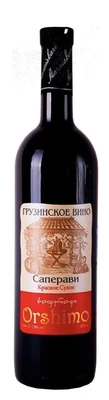 Вино красное сухое Marniskari Orshimo Saperavi, 0.75 л