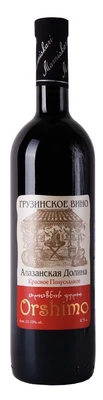 Вино красное полусладкое Marniskari Orshimo Alazani Valley, 0.75 л