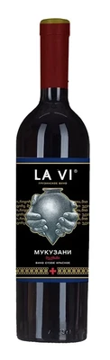 Вино красное сухое La Vi Mukuzani, 0.75 л