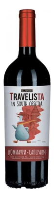 Вино красное полусухое Travelista Lomiauri-Saperavi, 0.75 л