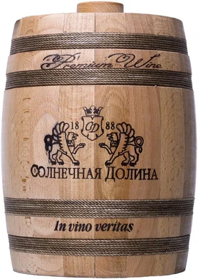 Вино красное сладкое Черный Доктор Солнечной Долины, 1.4 л