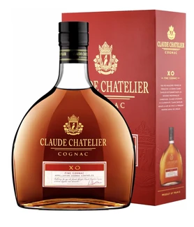 Коньяк Claude Chatelier XO, 0.5 л в подарочной упаковке