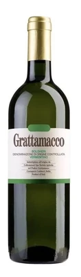 Вино белое сухое Podere Grattamacco Vermentino Bolgheri Bianco, 0.75 л 2021