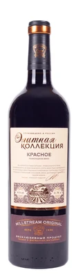 Вино красное полусладкое Элитная Коллекция, 0.75 л