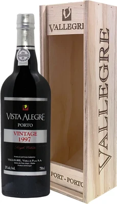 Портвейн Vista Alegre Vintage Port, 0.75 л 1997, д/у