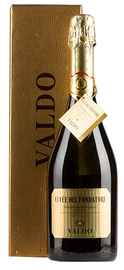 Вино игристое белое брют «Valdo Cuvee del Fondatore Valdobbiadene Prosecco Superiore» в подарочной упаковке