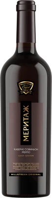 Вино красное сухое Мильстрим Меритаж Каберне Совиньон Мерло, 0.75 л