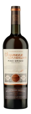 Вино белое сухое Элитная Коллекция Пино Гриджио, 0.75 л