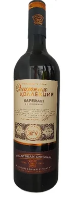 Вино красное сухое Элитная Коллекция Саперави, 0.75 л