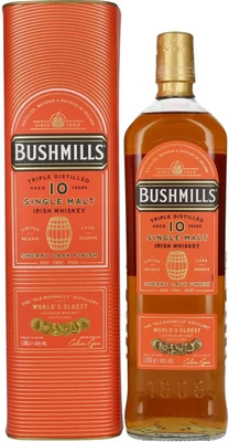 Виски ирландский Bushmills 10 Years Old Sherry Cask, 1 л п/у