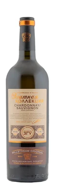 Вино белое сухое Элитная Коллекция Шардоне Совиньон, 0.75 л