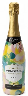 Вино игристое белое брют Monistrol Seleccion Especial Brut, 0.75 л
