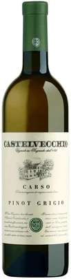 Вино белое сухое Castelvecchio Pinot Grigio, 0.75 л 2022