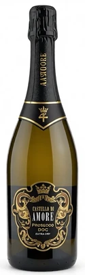 Вино игристое белое сухое Castello di Amore Prosecco, 0.75 л