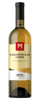 Вино белое полусладкое Мильстрим Классическая Серия, 0.75 л