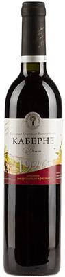 Вино столовое красное полусладкое «Крымский винный завод Каберне, 0.7 л»