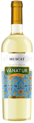 Вино белое сухое Vanatur Muscat Dry, 0.75 л