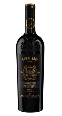 Вино красное полусухое Campi Rudi Sangiovese-Primitivo, 0.75 л 2024