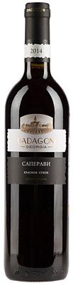 Вино красное сухое «Badagoni Saperavi»