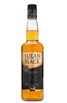Виски индийский Solan Number One Black, 0.375 л