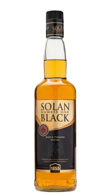 Виски индийский Solan Number One Black, 0.75 л
