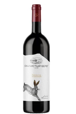 Вино красное сухое Скалистый берег Красностоп Золотовский, 0.75 л 2022