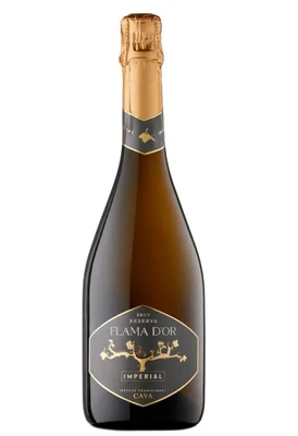 Вино игристое белое брют Flama d Or Imperial Brut Reserva, 0.75 л