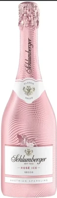 Вино игристое розовое полусухое Schlumberger Rose Ice Secco Klassik, 0.75 л