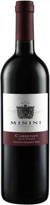 Вино красное сухое «Minini Cabernet» 2012 г. географического наименования регион Венето
