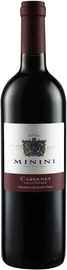 Вино красное сухое «Minini Cabernet» 2012 г. географического наименования регион Венето