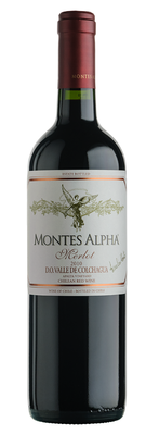 Вино красное сухое «Montes Alpha Merlot» 2011 г.