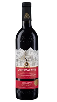 Вино красное полусладкое Бетанели Киндзмараули, 0.75 л