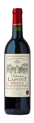 Вино красное сухое «Chateau Lafont» 2012 г.